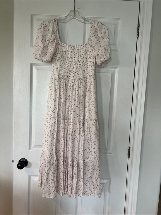 Aeropostale Dresses & Skirts - Aeropostale Light Pink Floral Smocked Maxi Dress